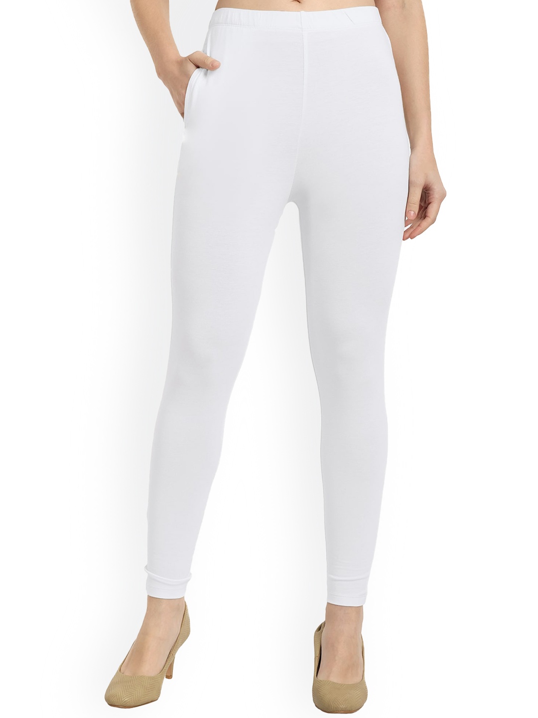 

ONE SKY Ankle Length Leggings, White