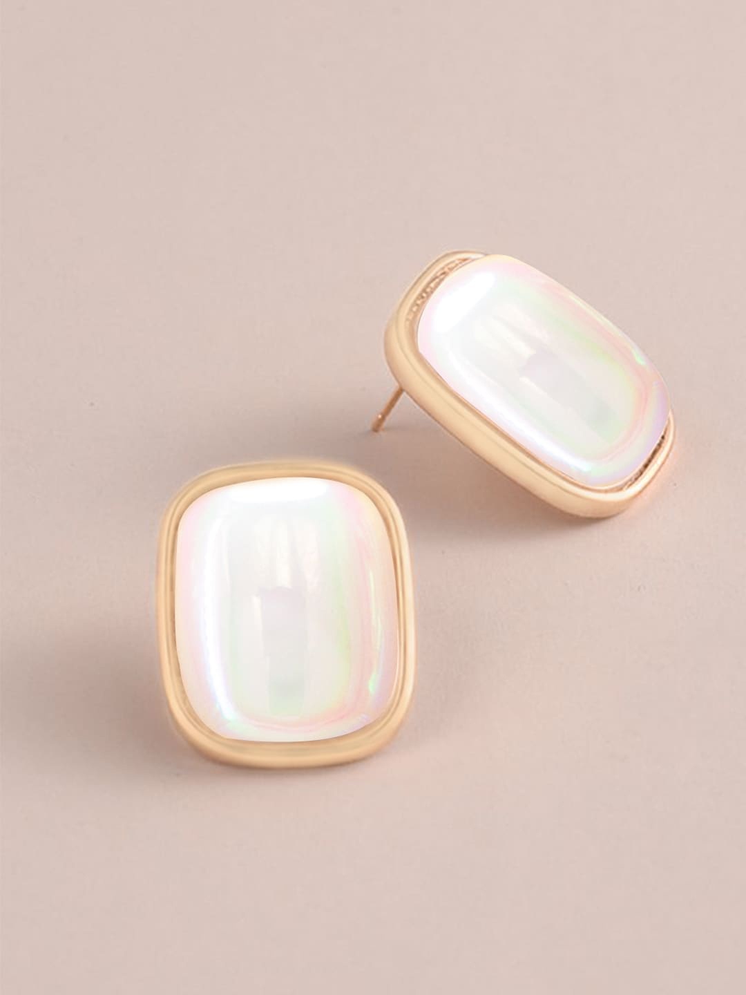 

PRIVIU Square Studs Earrings, Rose gold