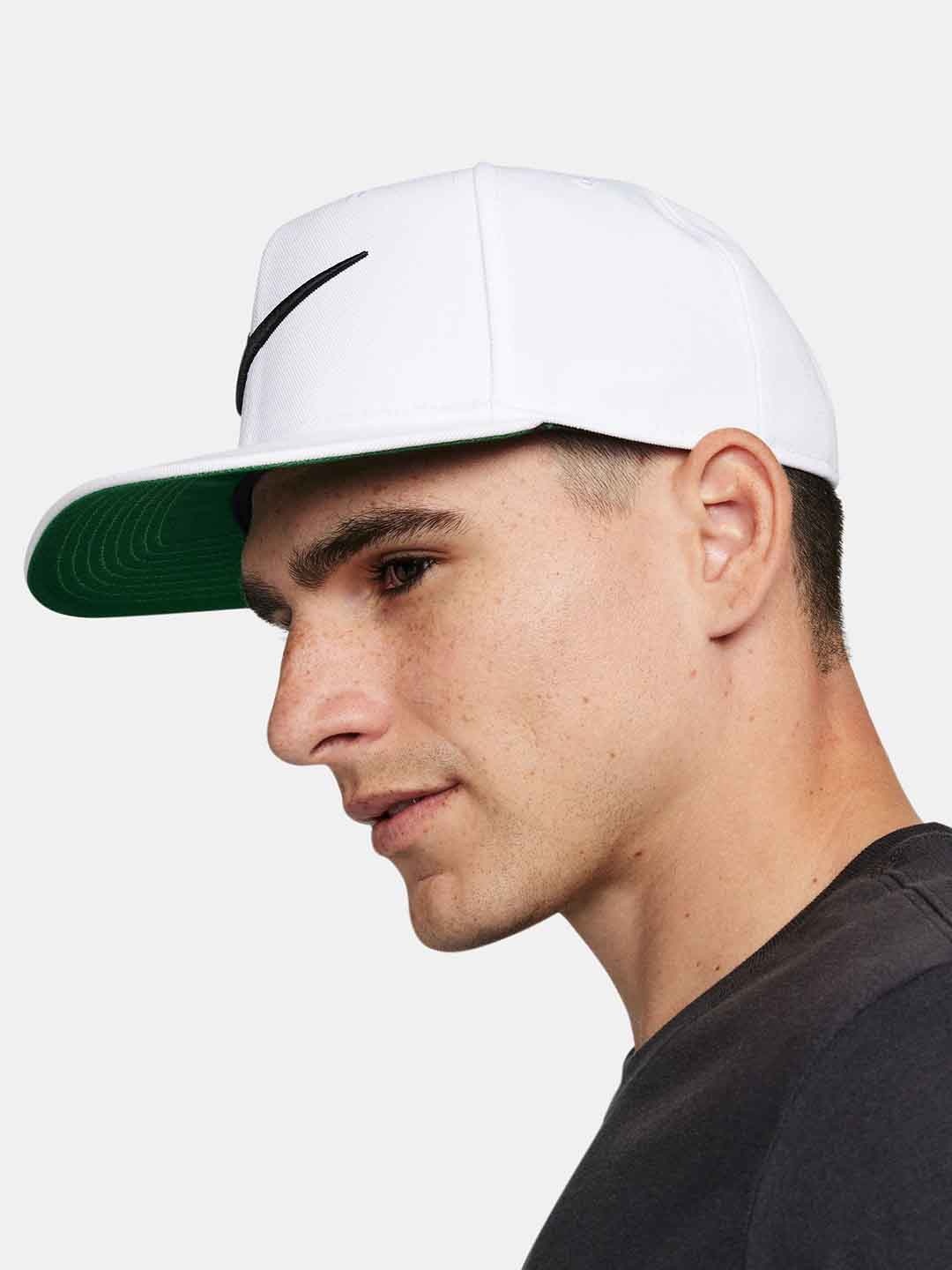 

Nike Unisex Pro Cap Structured Flat Bill Swoosh cap, White