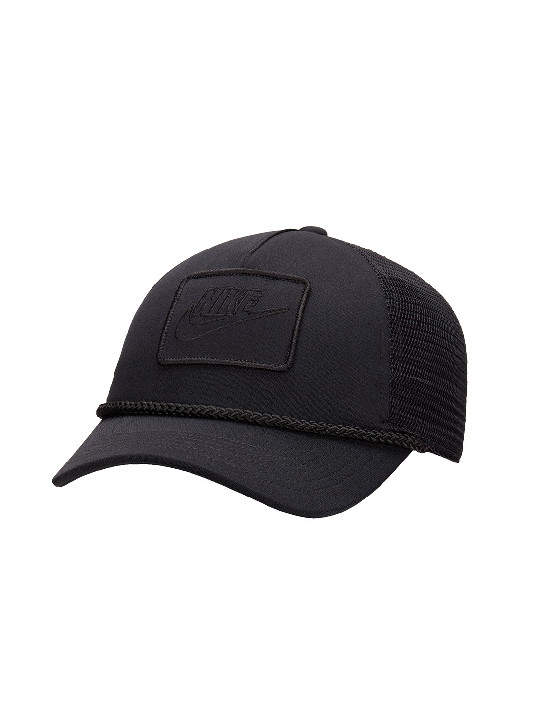 

Nike Unisex Dri-FIT Rise Structured Trucker Cap, Black