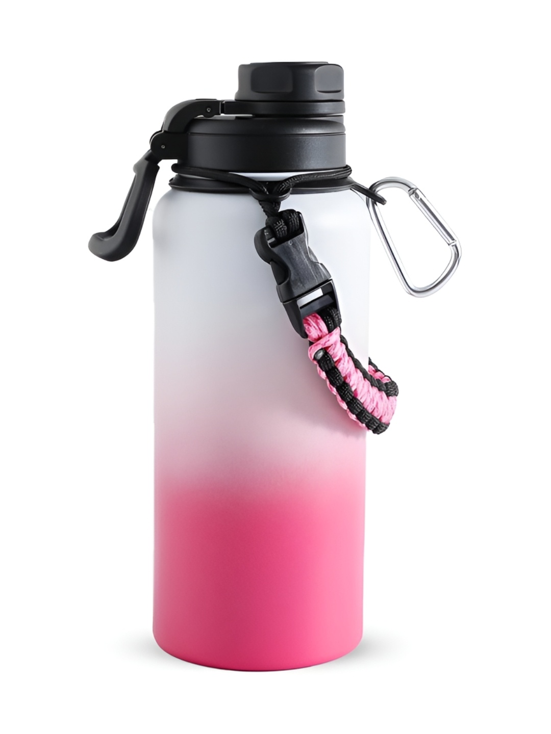 

UMAI Pink & White Colourblocked Stainless Steel Water Bottle 960 ml