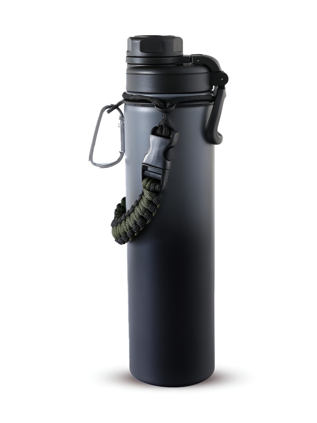 

UMAI Black & Grey Stainless Steel Colourblocked Water Bottle 720 ml
