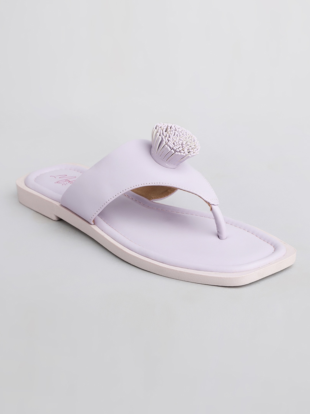 

Mykono Women Open Toe Flats, Lavender