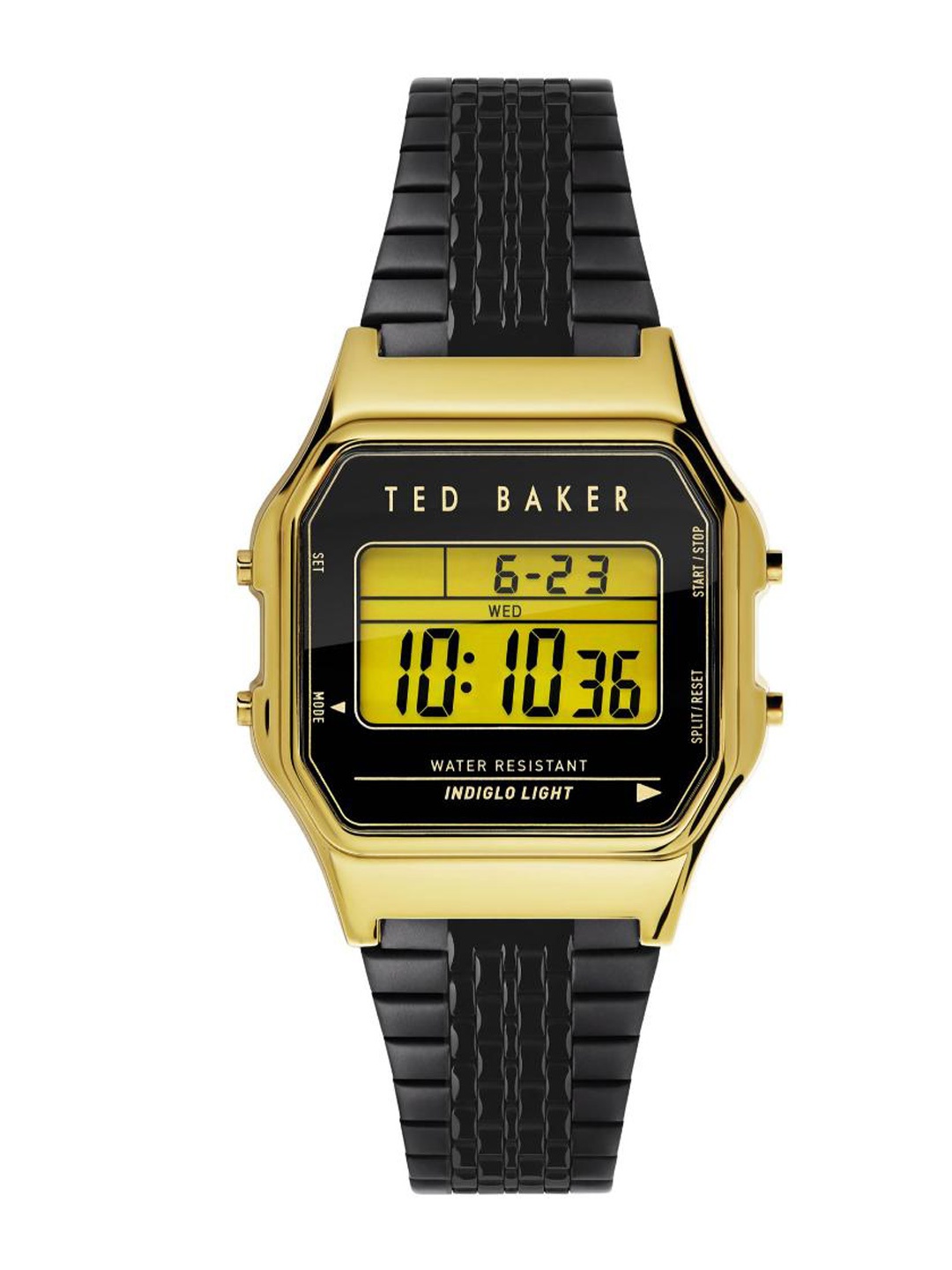 

Ted Baker Unisex Stainless Steel Straps Digital Watch BKP80S203, Black