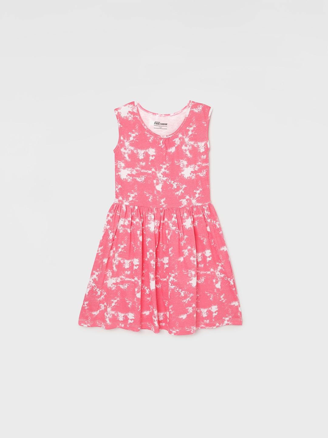 

Fame Forever by Lifestyle Floral Print Fit & Flare Dress, Pink