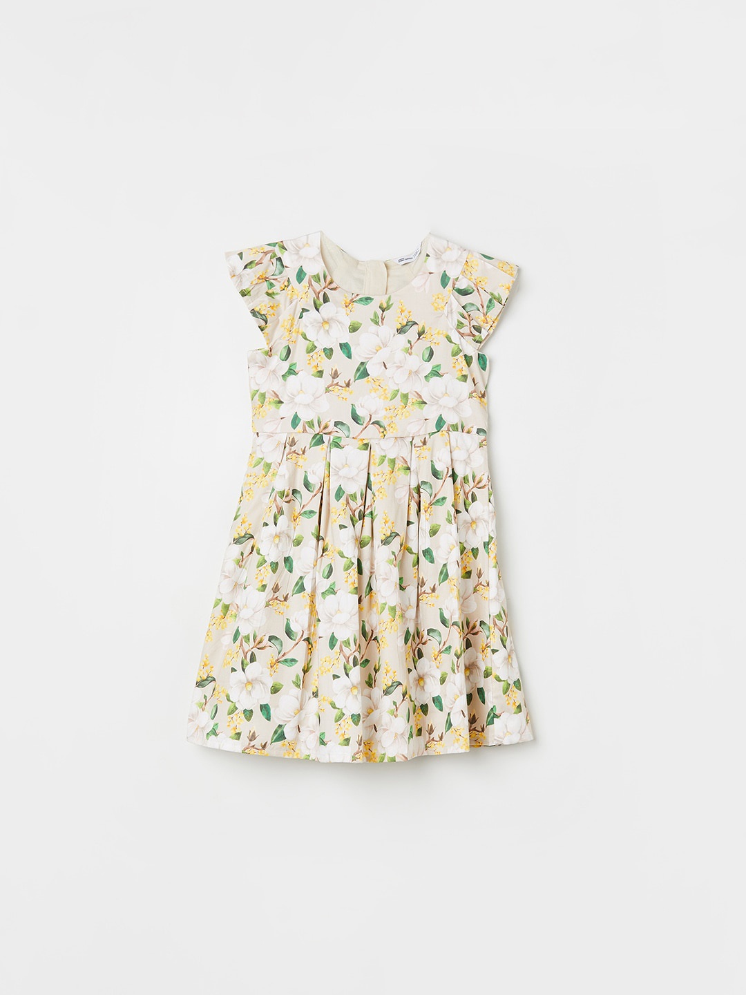

Fame Forever by Lifestyle Floral Print Fit & Flare Dress, Beige