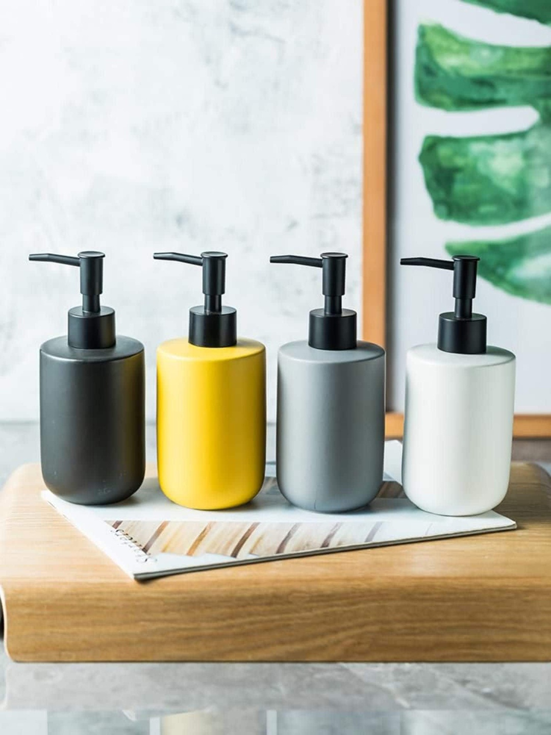 

UMAI Grey Stoneware Soap Dispenser