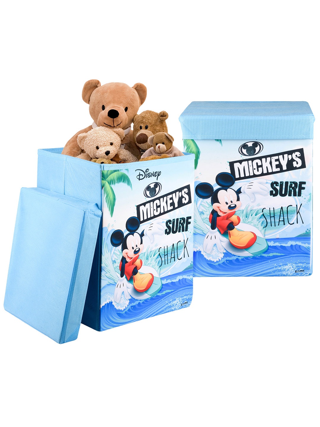 

Kuber Industries Disney Print Toy Storage Bag, Blue