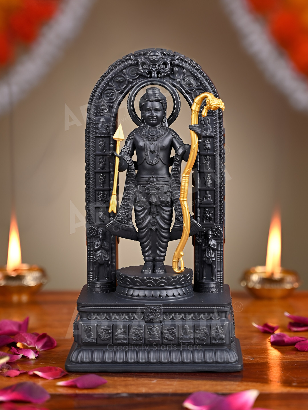 

Artarium LLP Black Religious Idol Showpiece