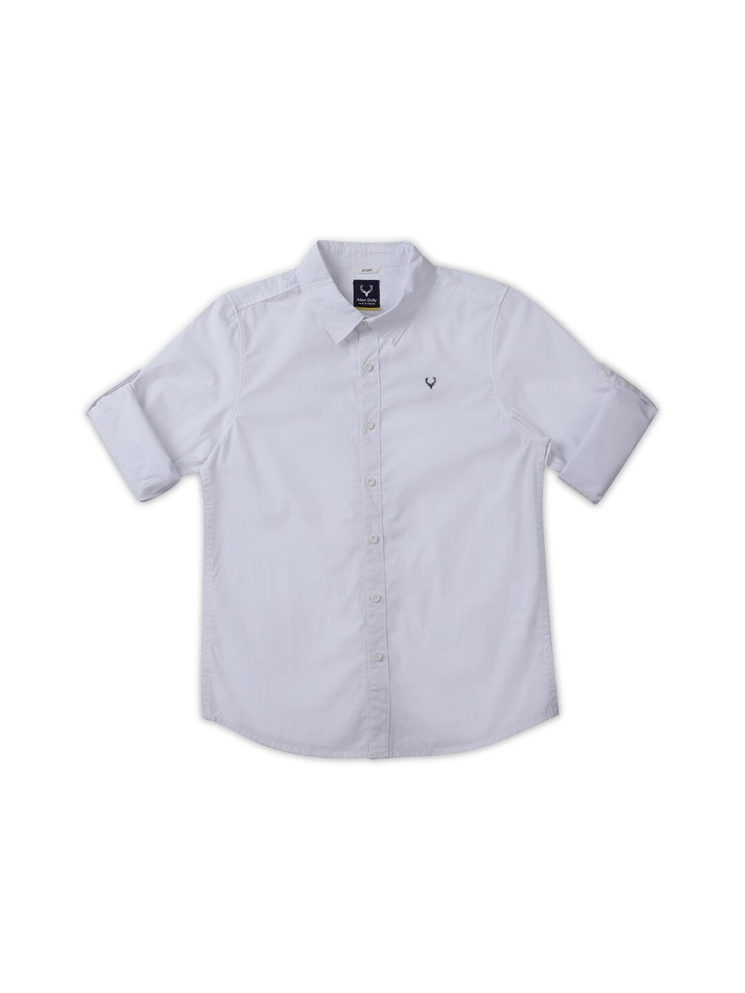 

Allen Solly Junior Boys Slim Fit Opaque Casual Shirt, White