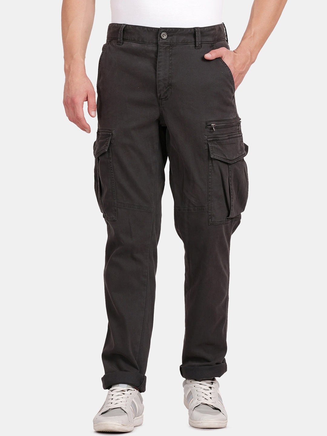 

t-base Men Cargos Trousers, Black