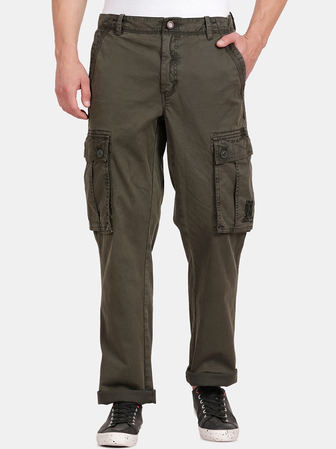 

t-base Men Cargos Trousers, Green