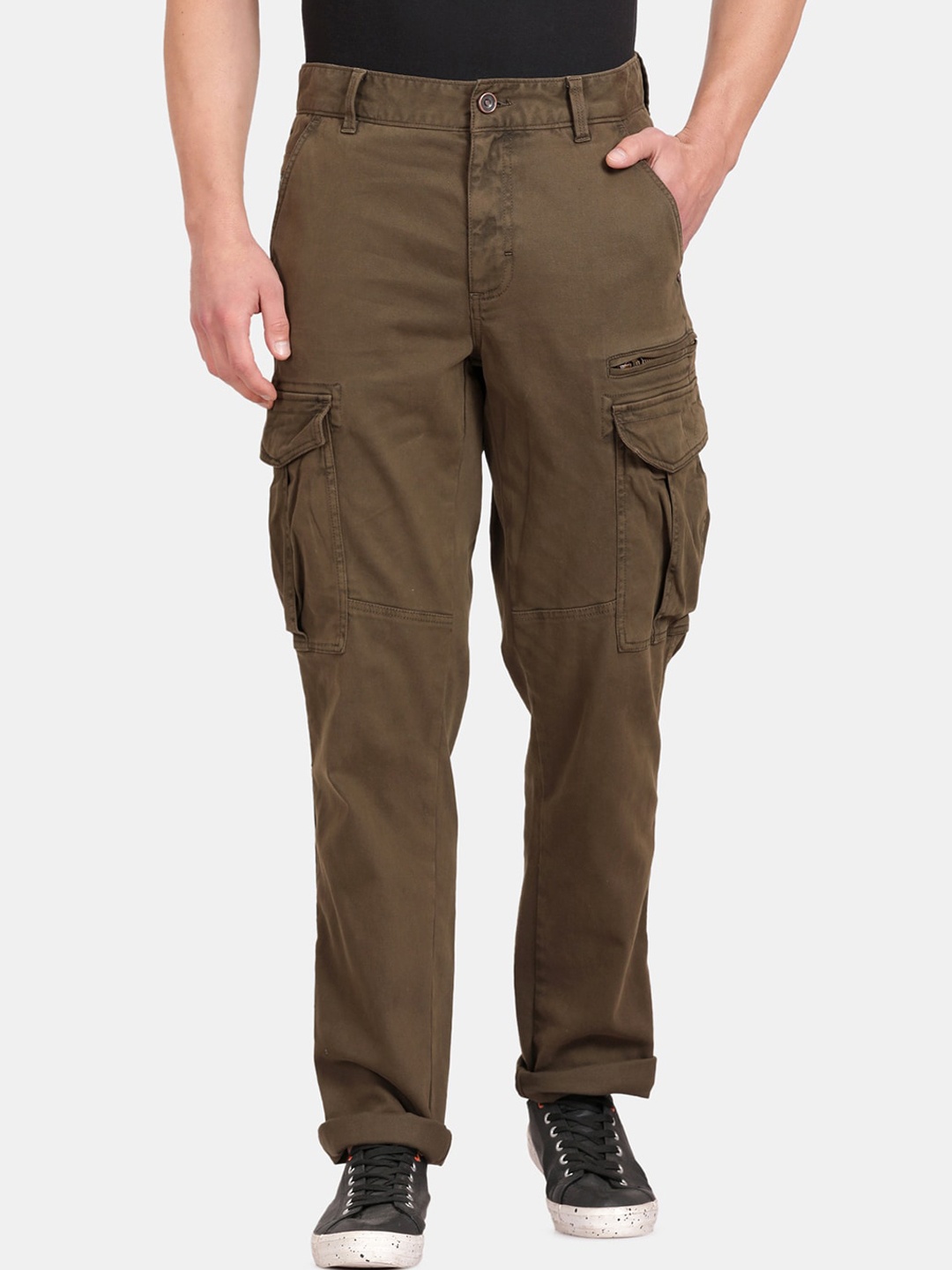 

t-base Men Cargos Trousers, Green