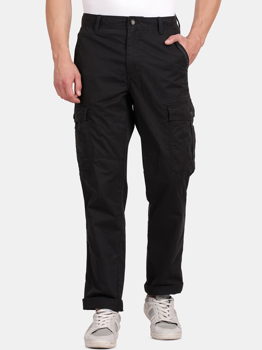 

t-base Men Cargos Trousers, Black