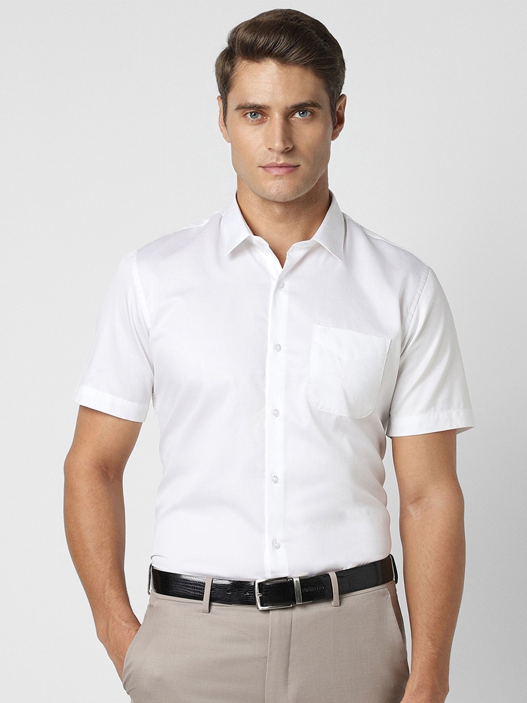 

Peter England Men Opaque Formal Shirt, White