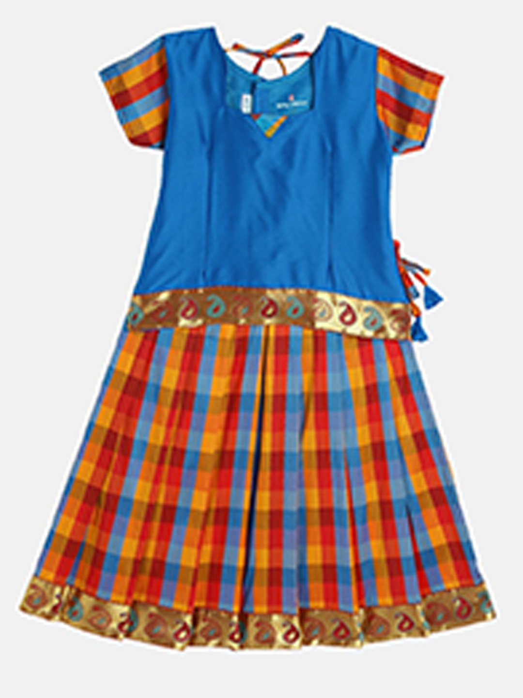 

Baby Lakshmi Girls Ready to Wear Lehenga Choli, Blue