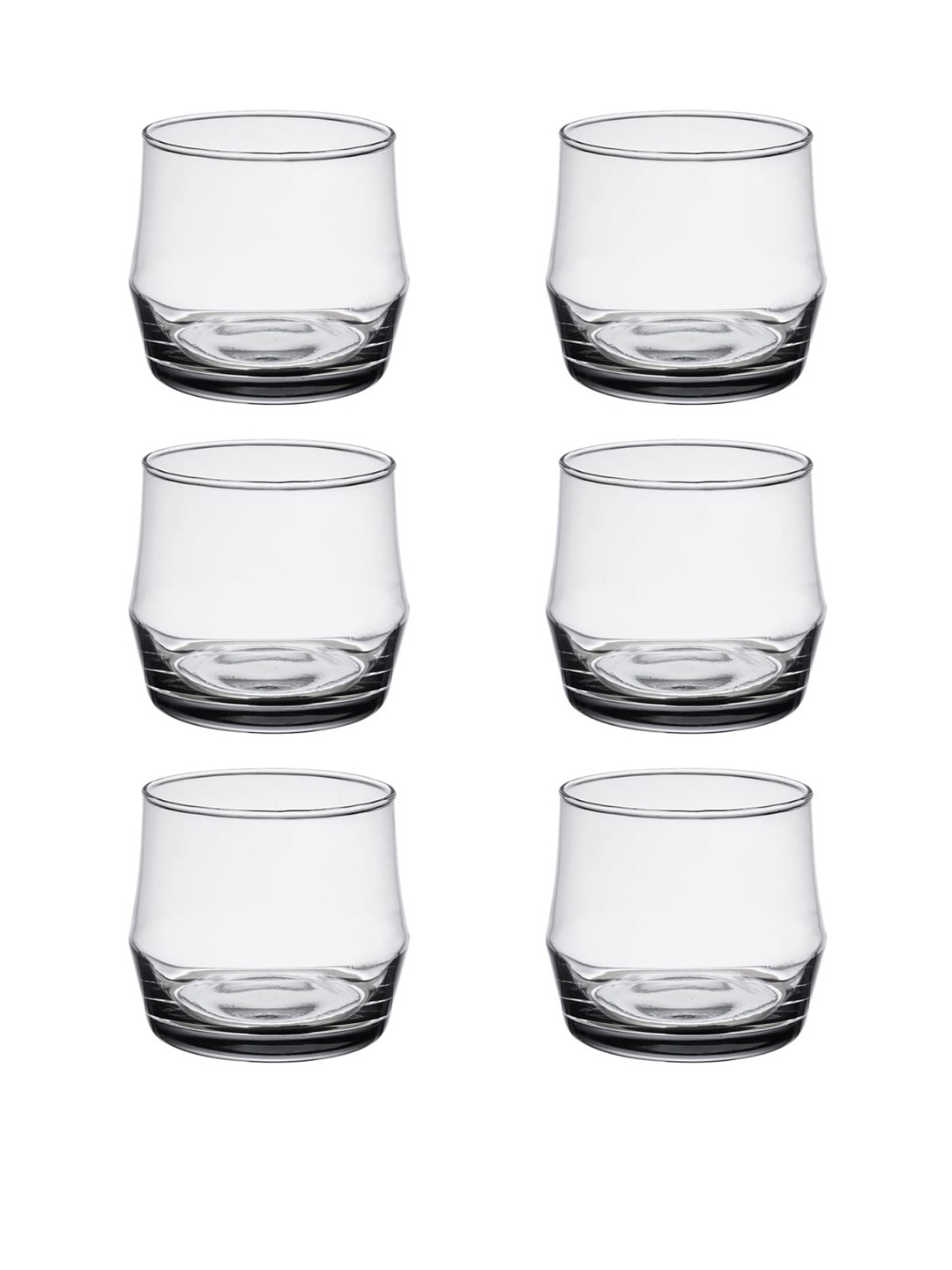 

ceradeco Transparent 6 Pieces Glass Whisky Glasses 250 ml Each