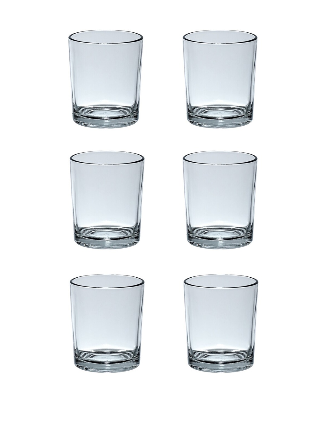 

ceradeco Transparent 6 Pcs Round Whisky Glasses 300ml