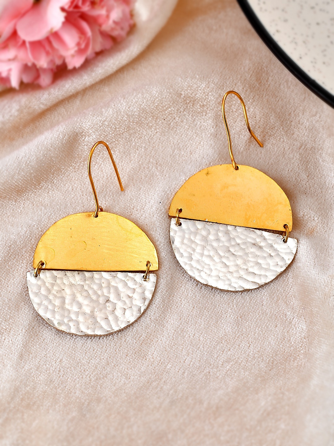 

Silvermerc Designs Contemporary Hoop Earrings, Gold