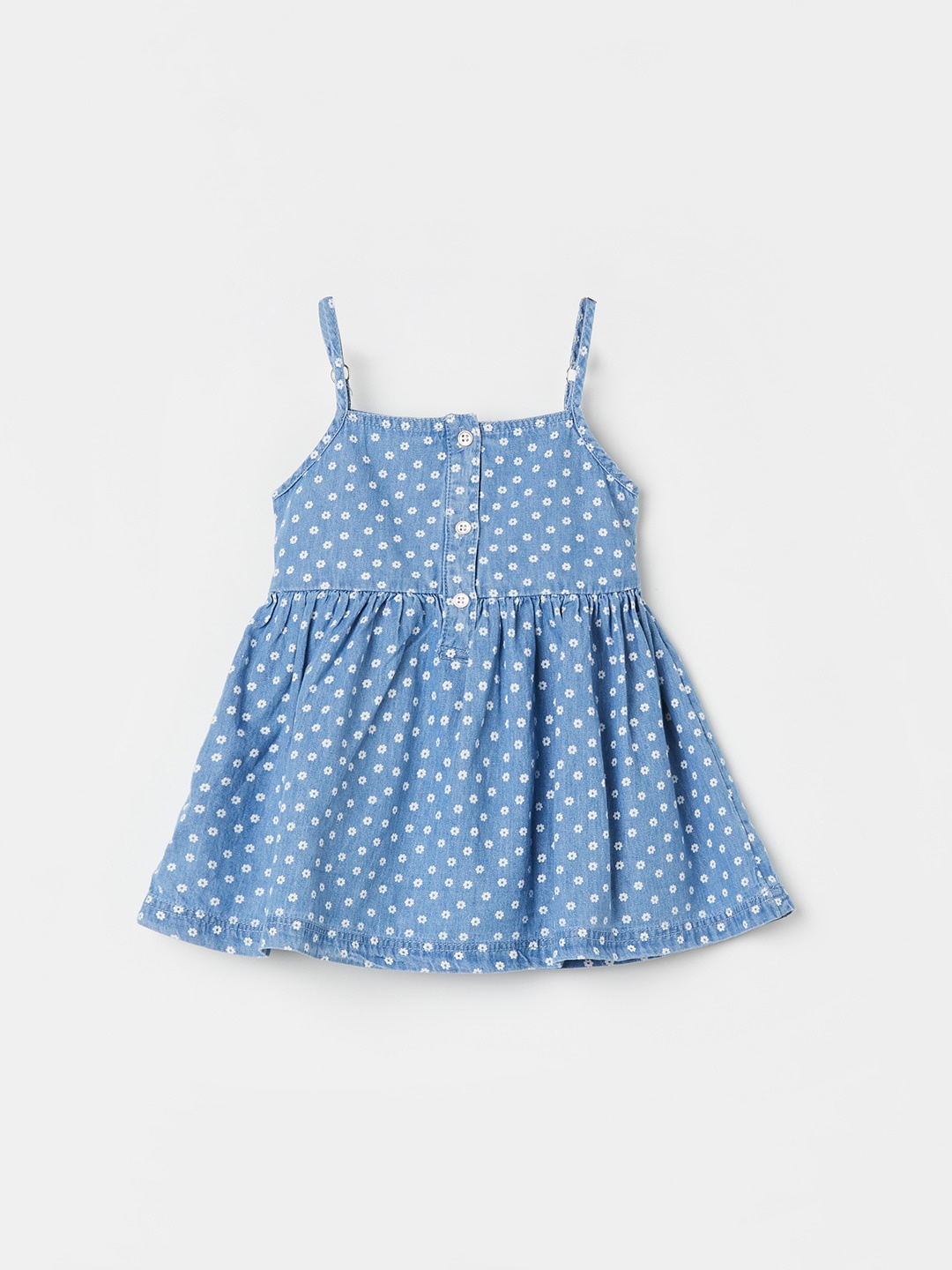 

Juniors by Lifestyle Polka Dot Print Fit & Flare Dress, Blue
