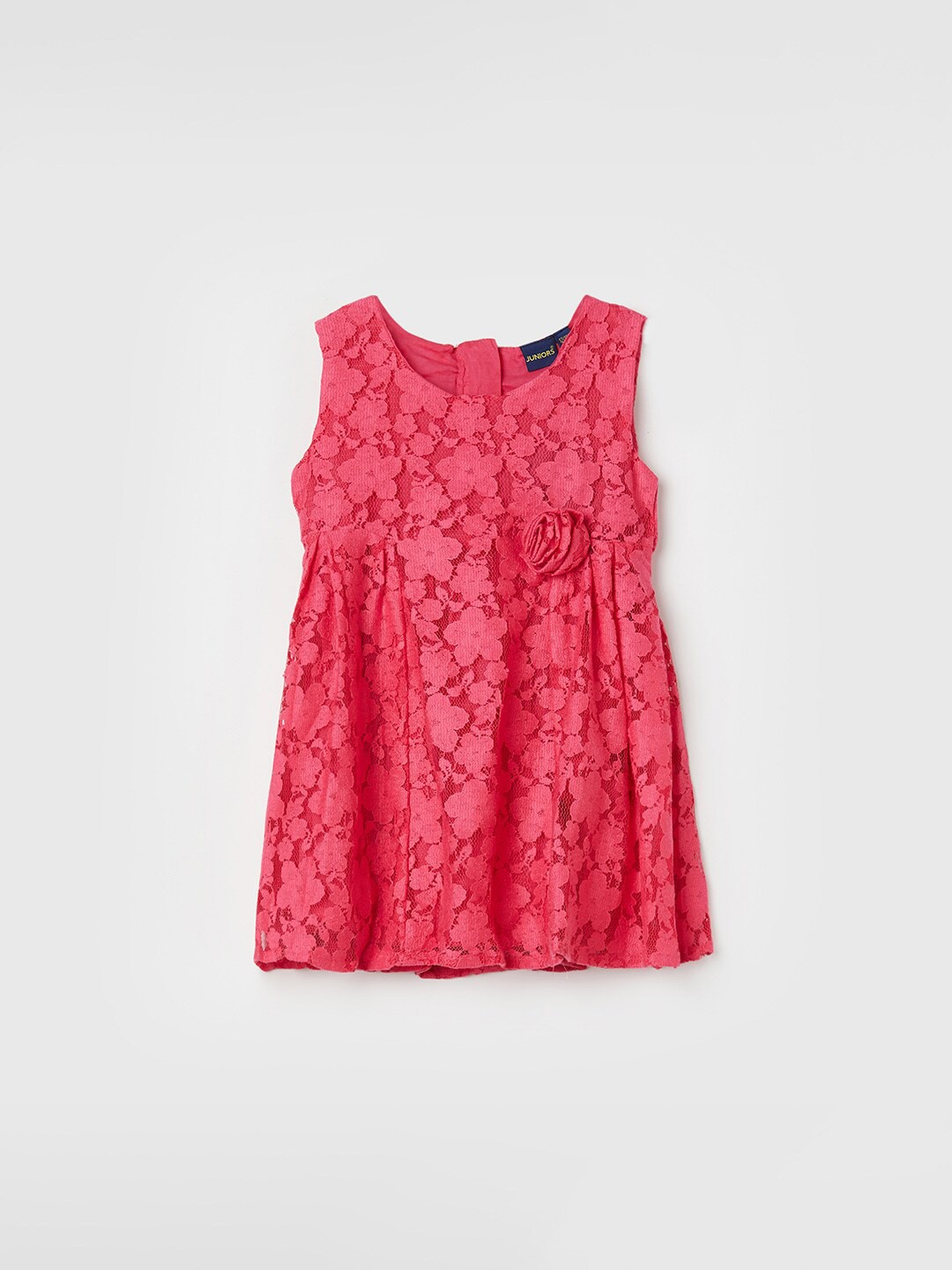 

Juniors by Lifestyle Floral Fit & Flare Dress, Pink