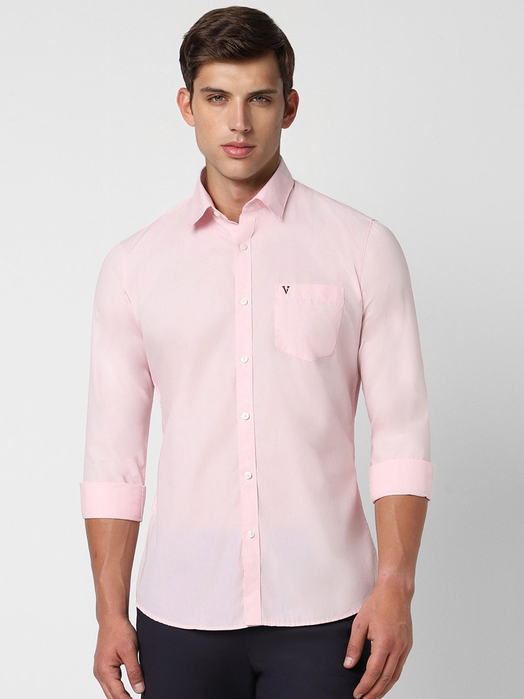 

Van Heusen Sport Men Slim Fit Opaque Casual Shirt, Pink