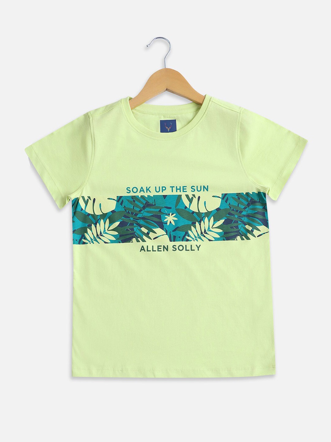 

Allen Solly Junior Boys Floral Printed T-shirt, Green