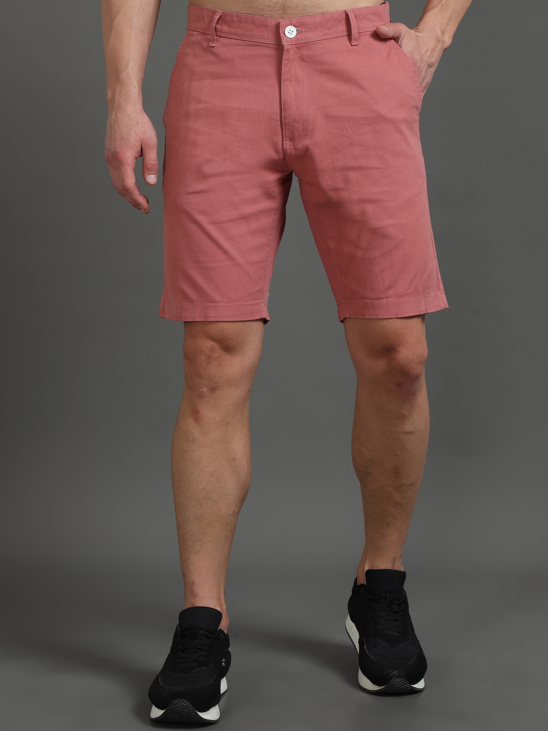 

Dogi Verg Men Slim Fit Chino Shorts, Pink