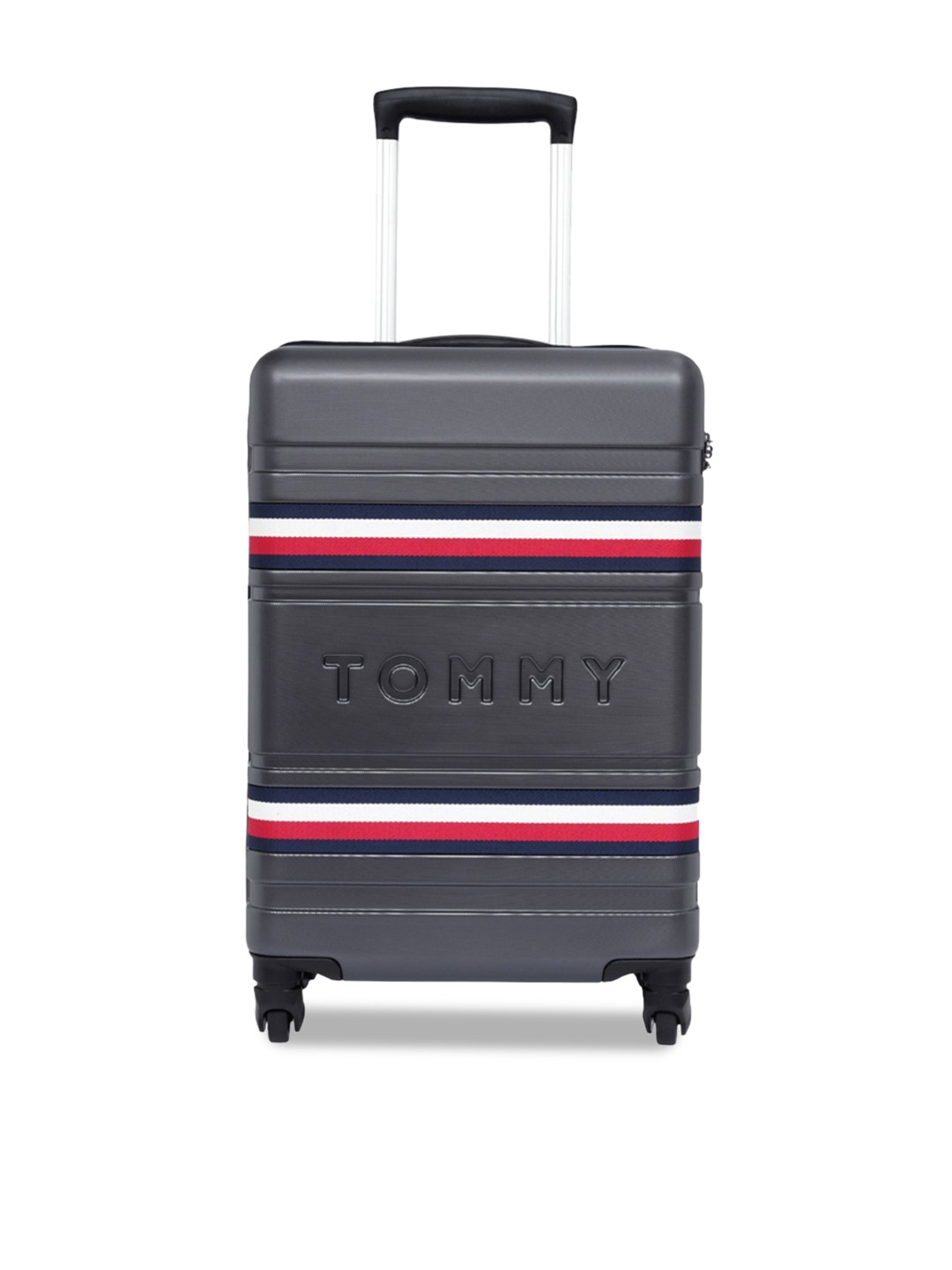 

Tommy Hilfiger Berlin Hard-sided Cabin Trolley Suitcase, Grey
