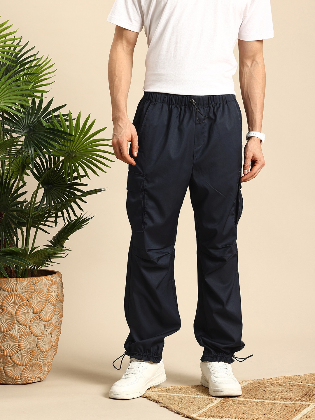 

Mast & Harbour Men Cargos, Navy blue