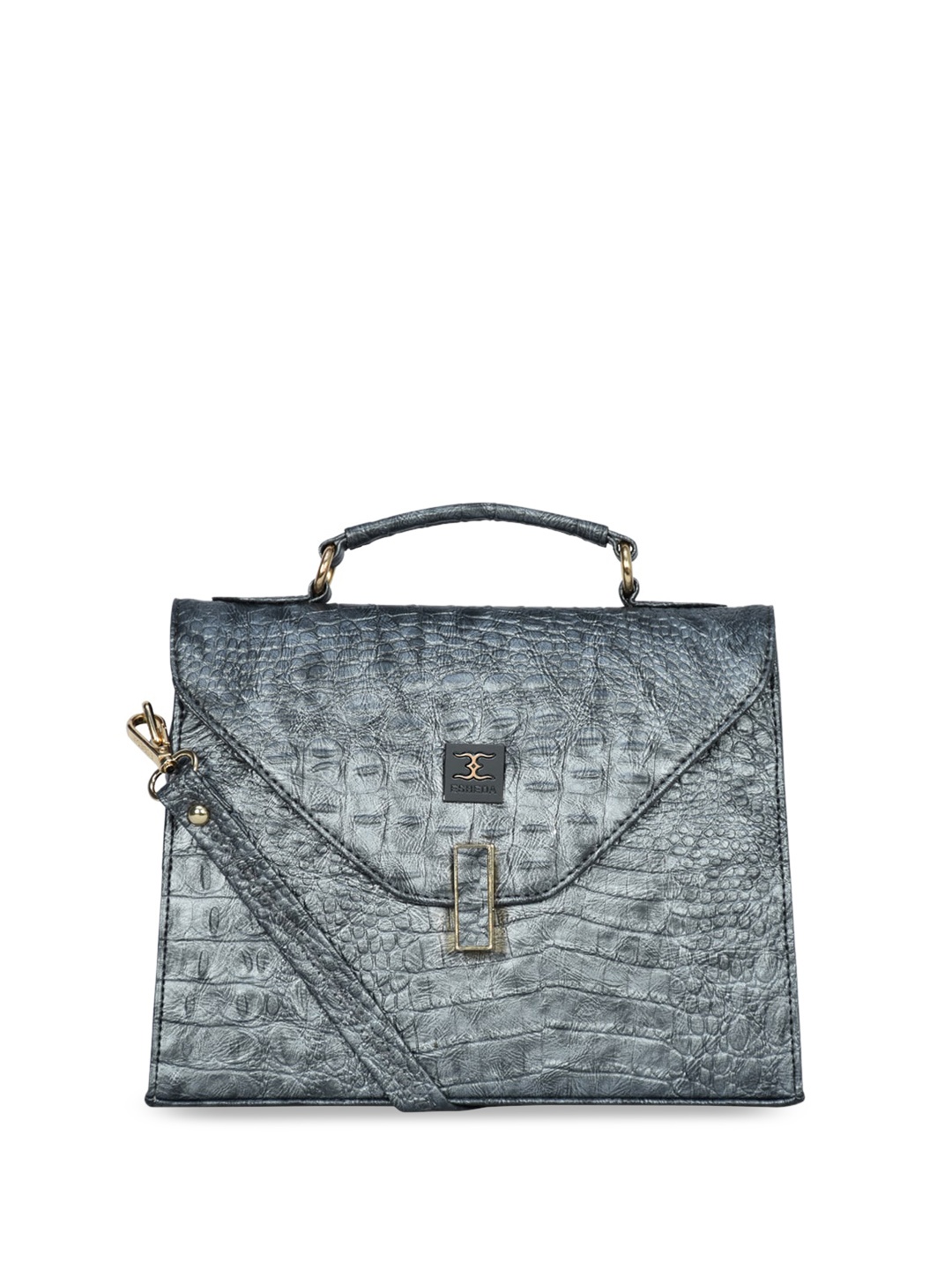 

ESBEDA PU Structured Satchel, Grey