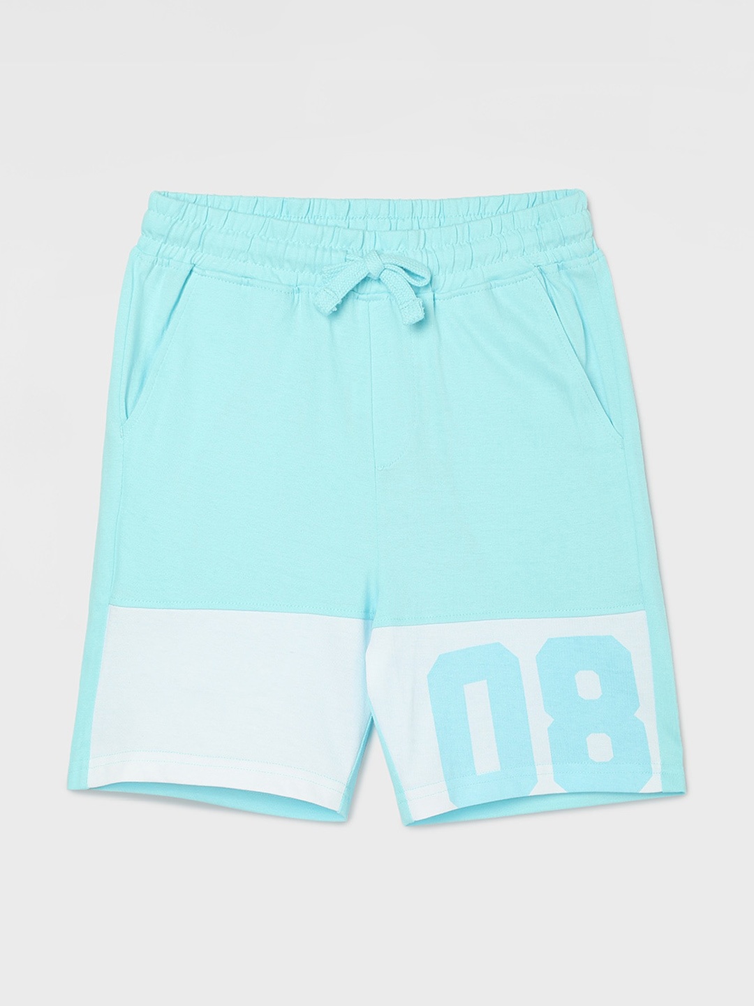 

Fame Forever by Lifestyle Boys Colourblocked Printed Shorts, Blue