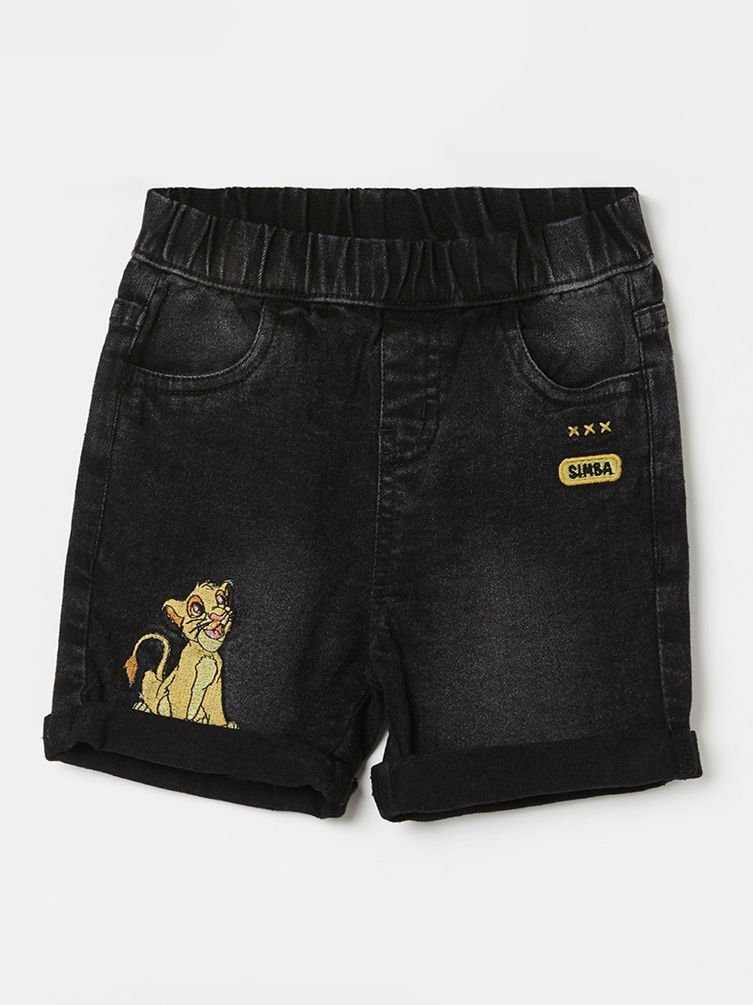 

Juniors by Lifestyle Boys Washed Denim Shorts, Grey