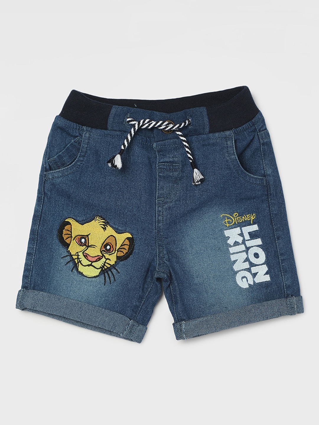 

Juniors by Lifestyle Boys Printed Denim Shorts, Blue