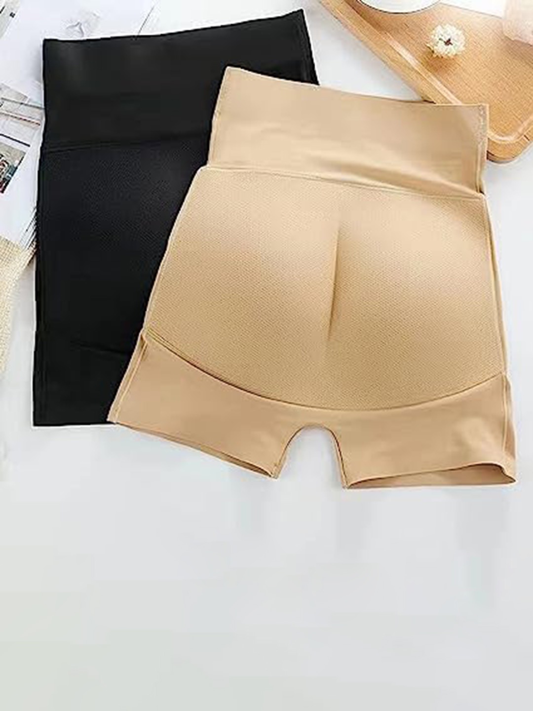 

BRACHY Padded Shapewear Shorts, Beige