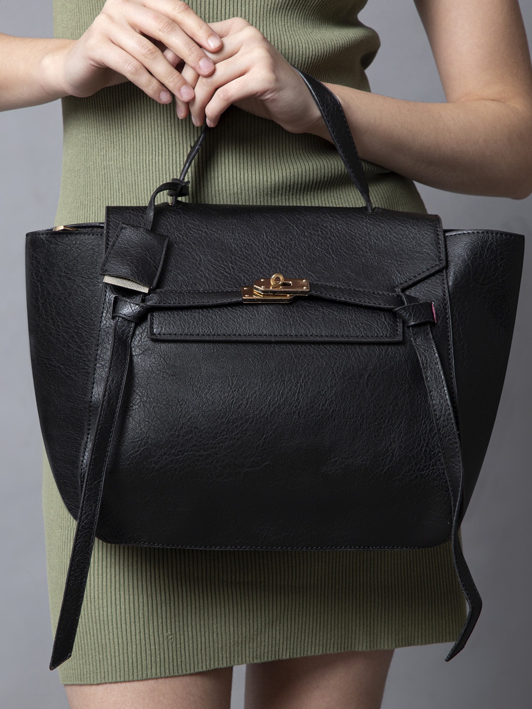

Diana Korr Structured Satchel, Black