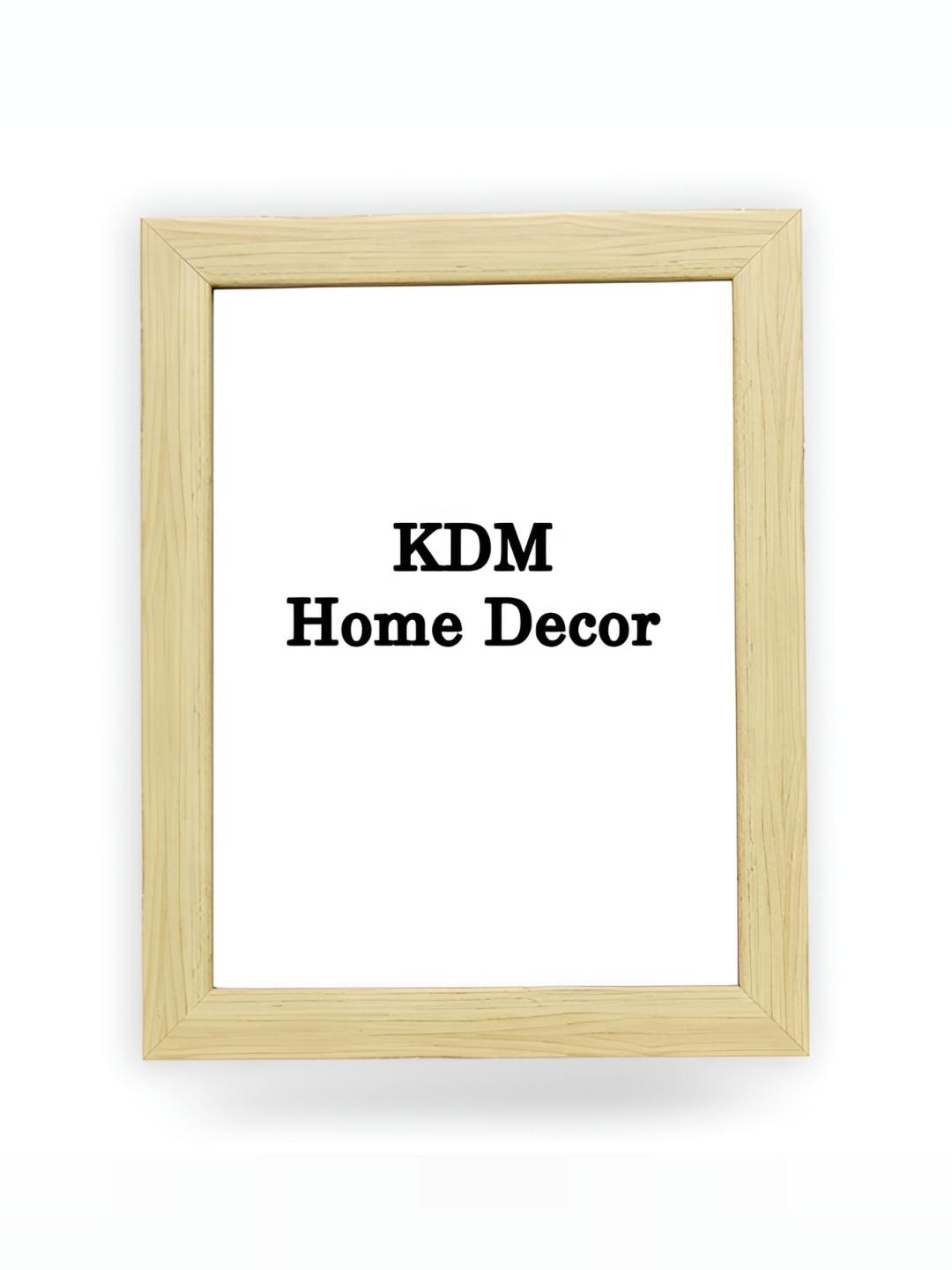 

KDM HOME DECOR Cream Wooden Table Photo Frames