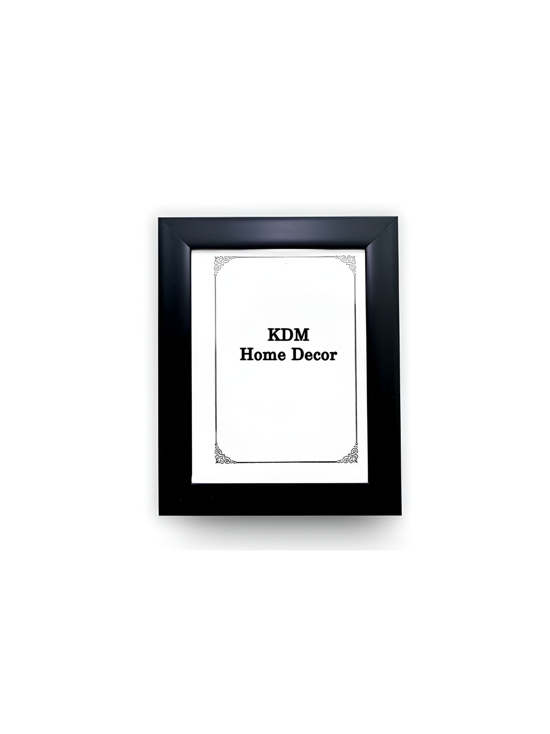 

KDM HOME DECOR Black & White Wooded Wall Photo Frame