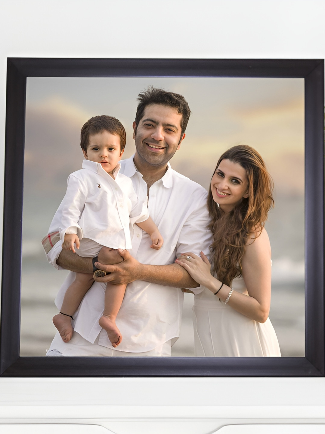 

KDM HOME DECOR Black Wooden Wall Photo Frames