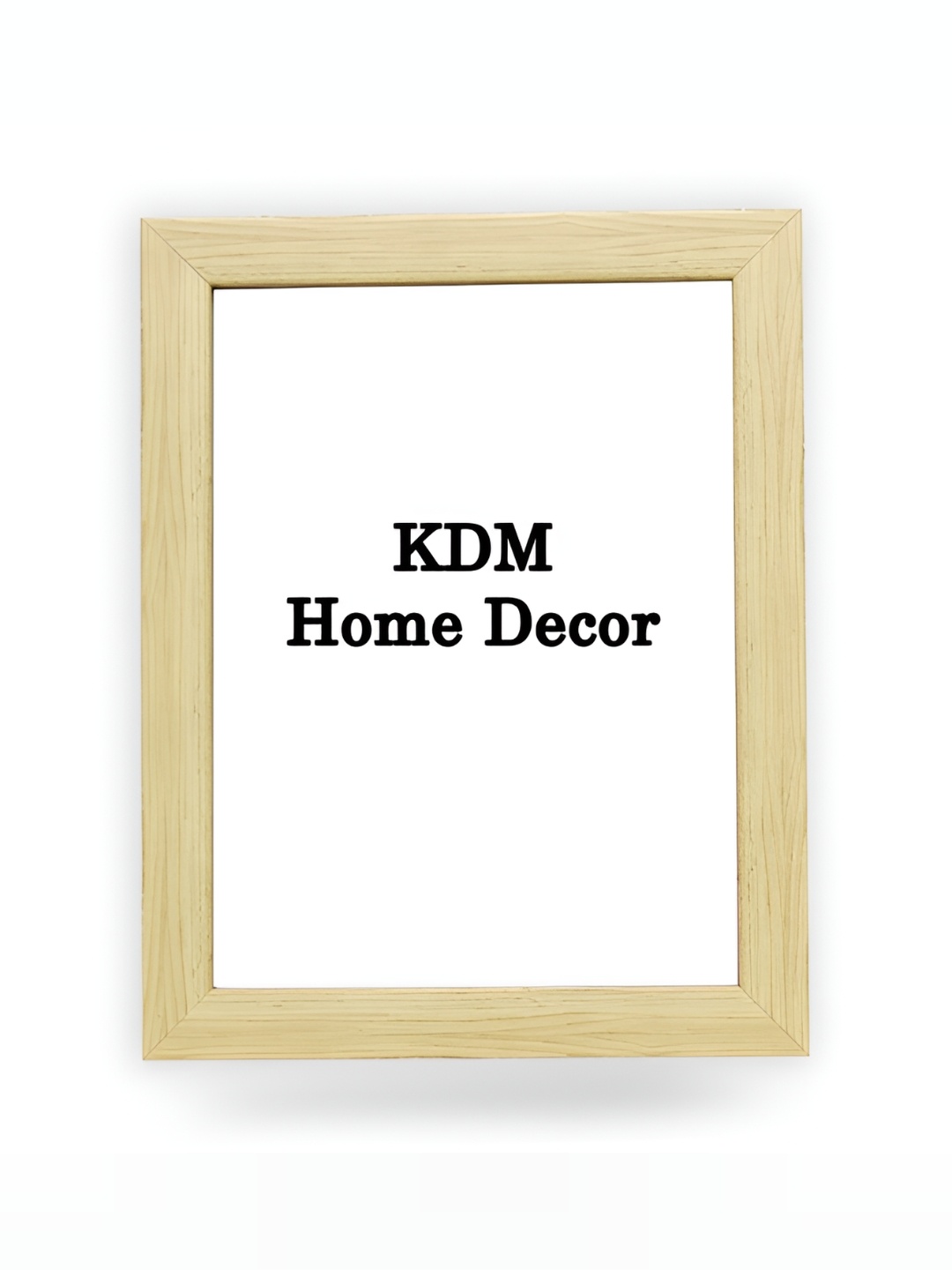 

KDM HOME DECOR Yellow Wooden Wall Photo Frame