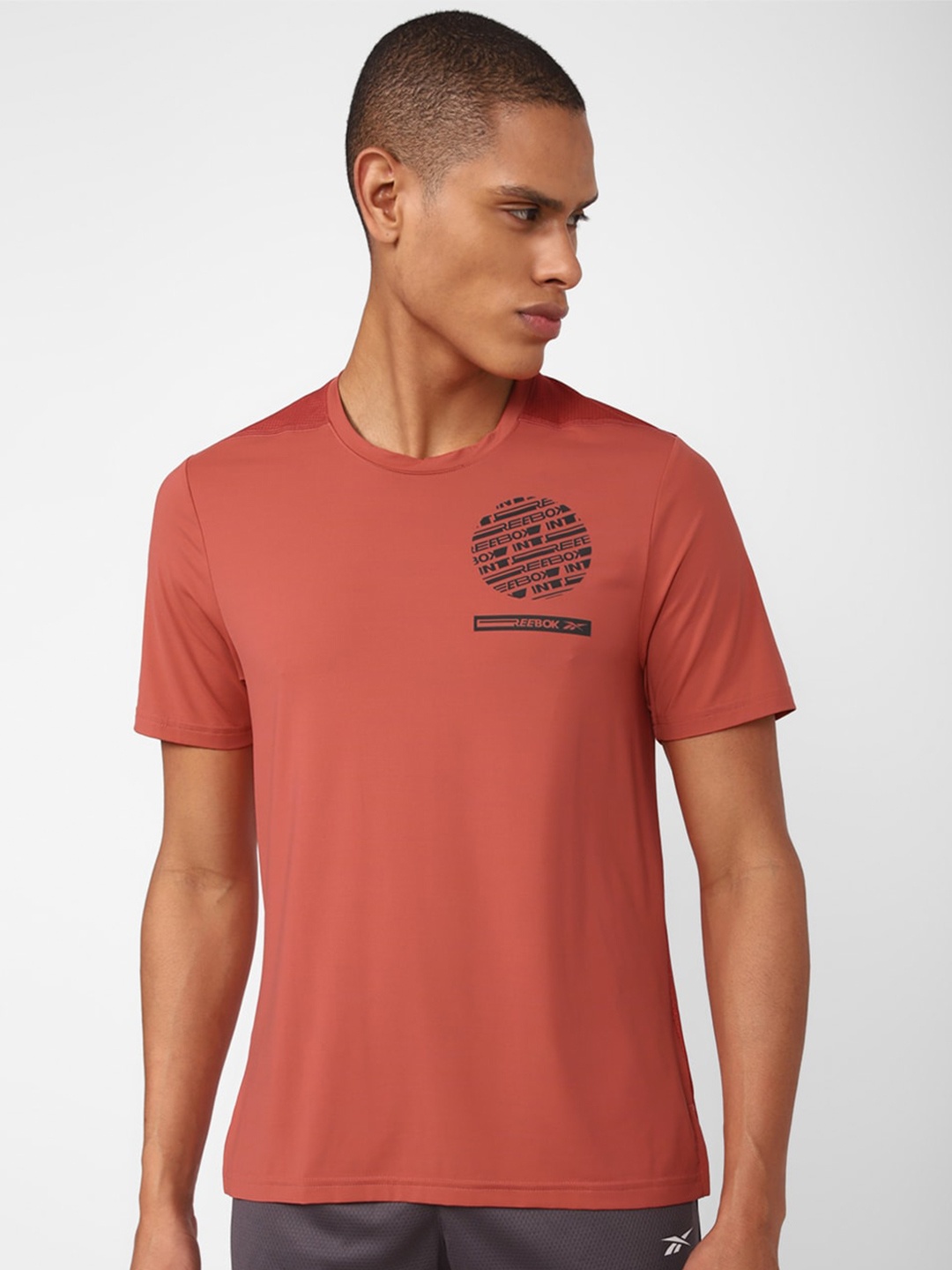 

Reebok TSR SS AC Graphic Printed T-Shirt, Orange