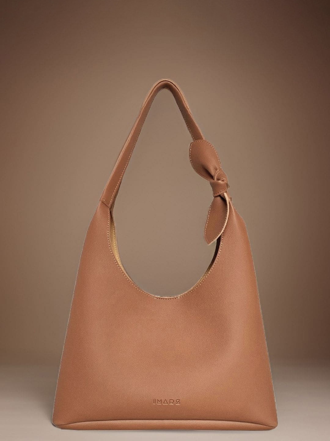 

IMARS Structured Hobo Bag, Tan