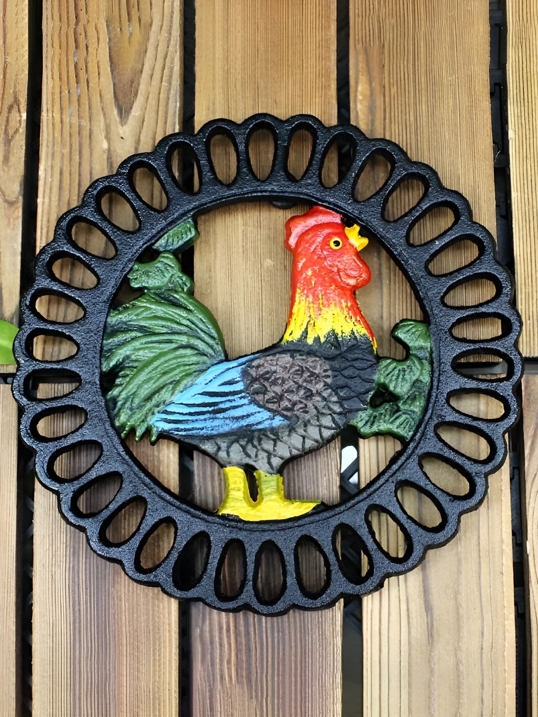 

THEDECORKART Black Metal Dish Rack