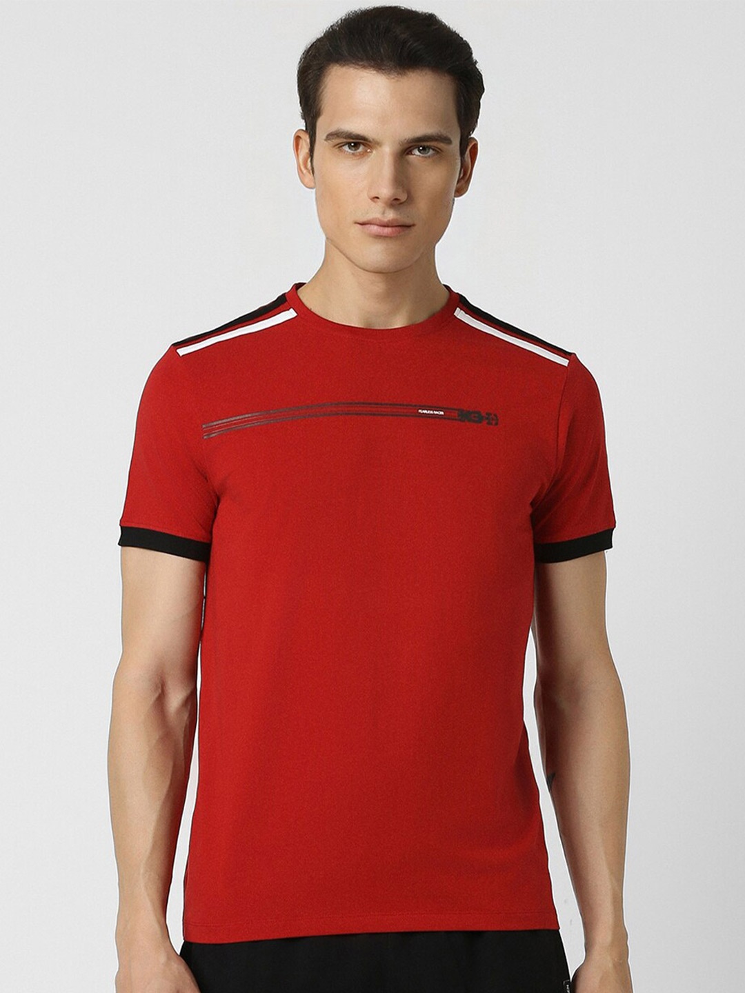 

Van Heusen Flex Men Pockets T-shirt, Red
