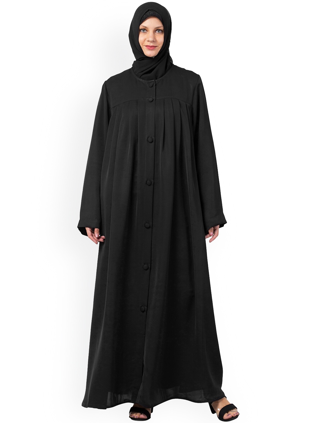

SANASH Collections Abaya Burqa With Scarf, Black