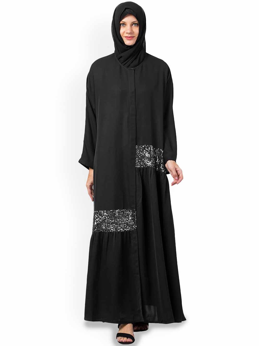 

SANASH Collections Abaya Burqa With Scarf, Black