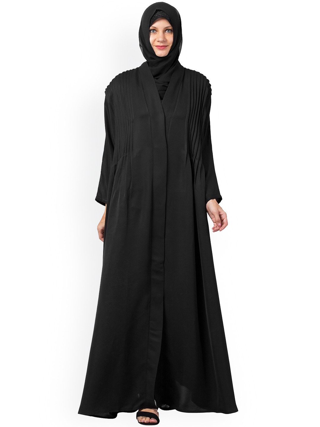 

SANASH Collections Abaya Burqa With Scarf, Black