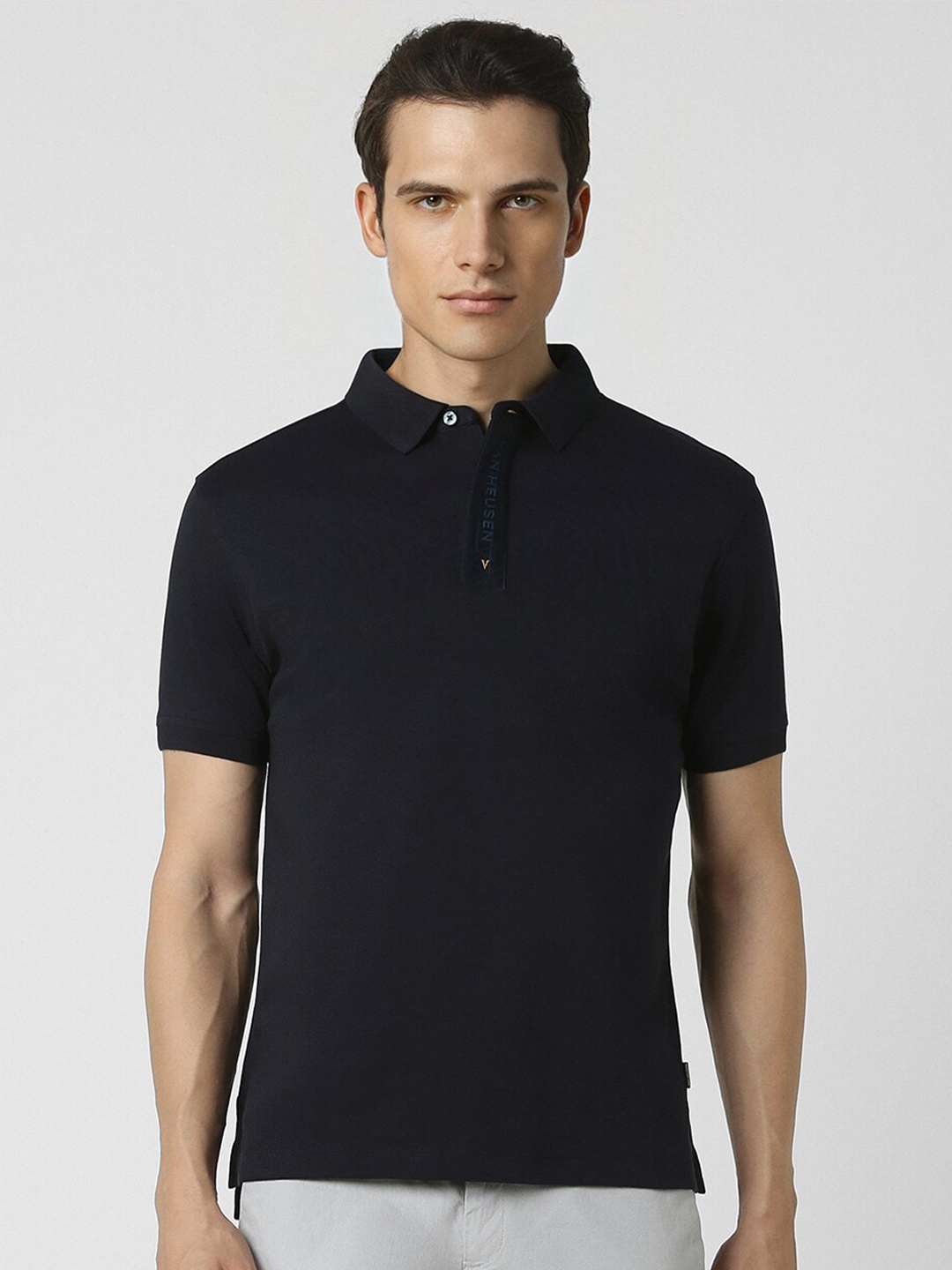 

Van Heusen Sport Men Polo Collar Pockets T-shirt, Black