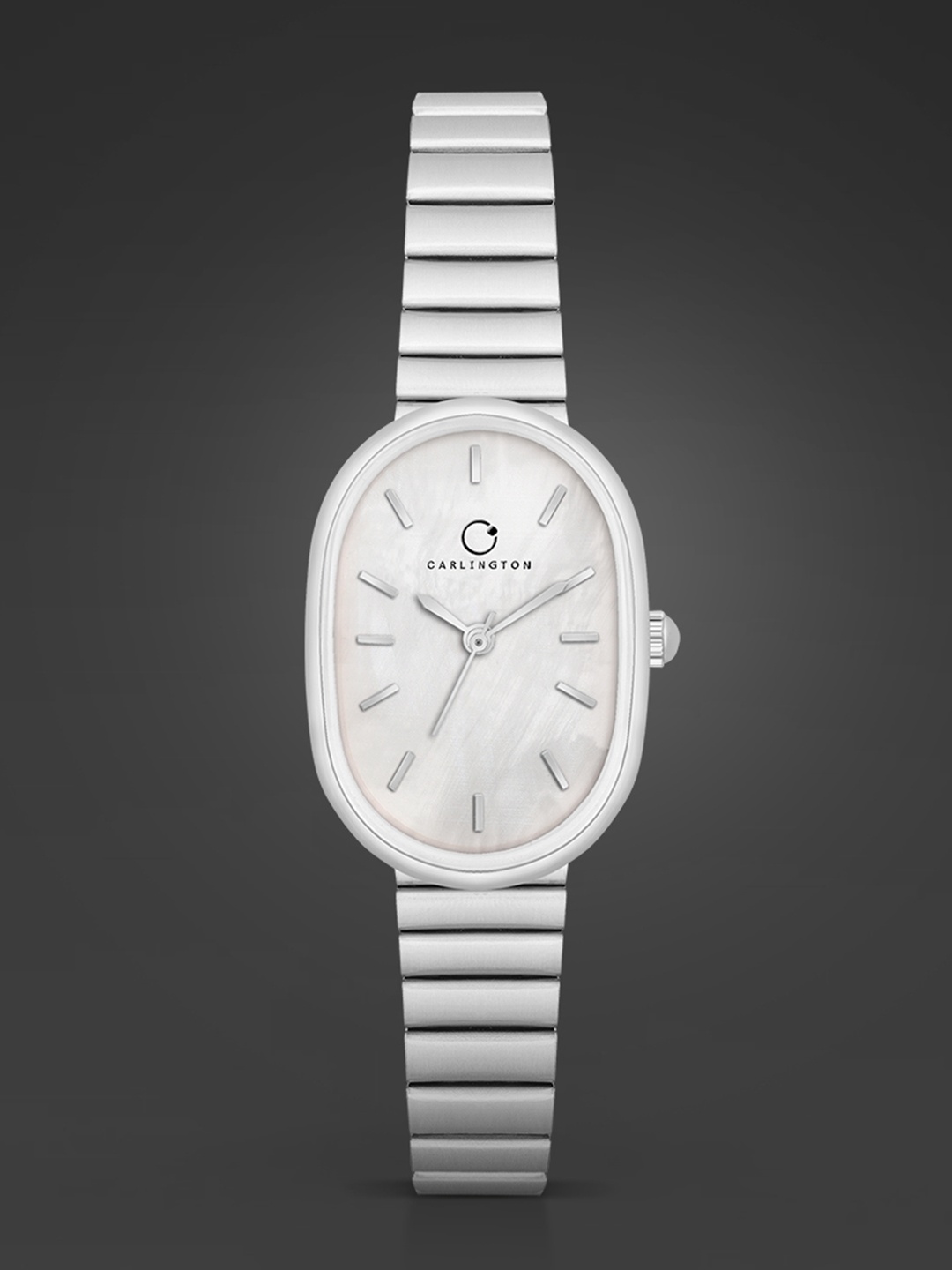 

CARLINGTON Women Dial Bracelet Style Straps Analogue Watch Iconic 2031 Silver