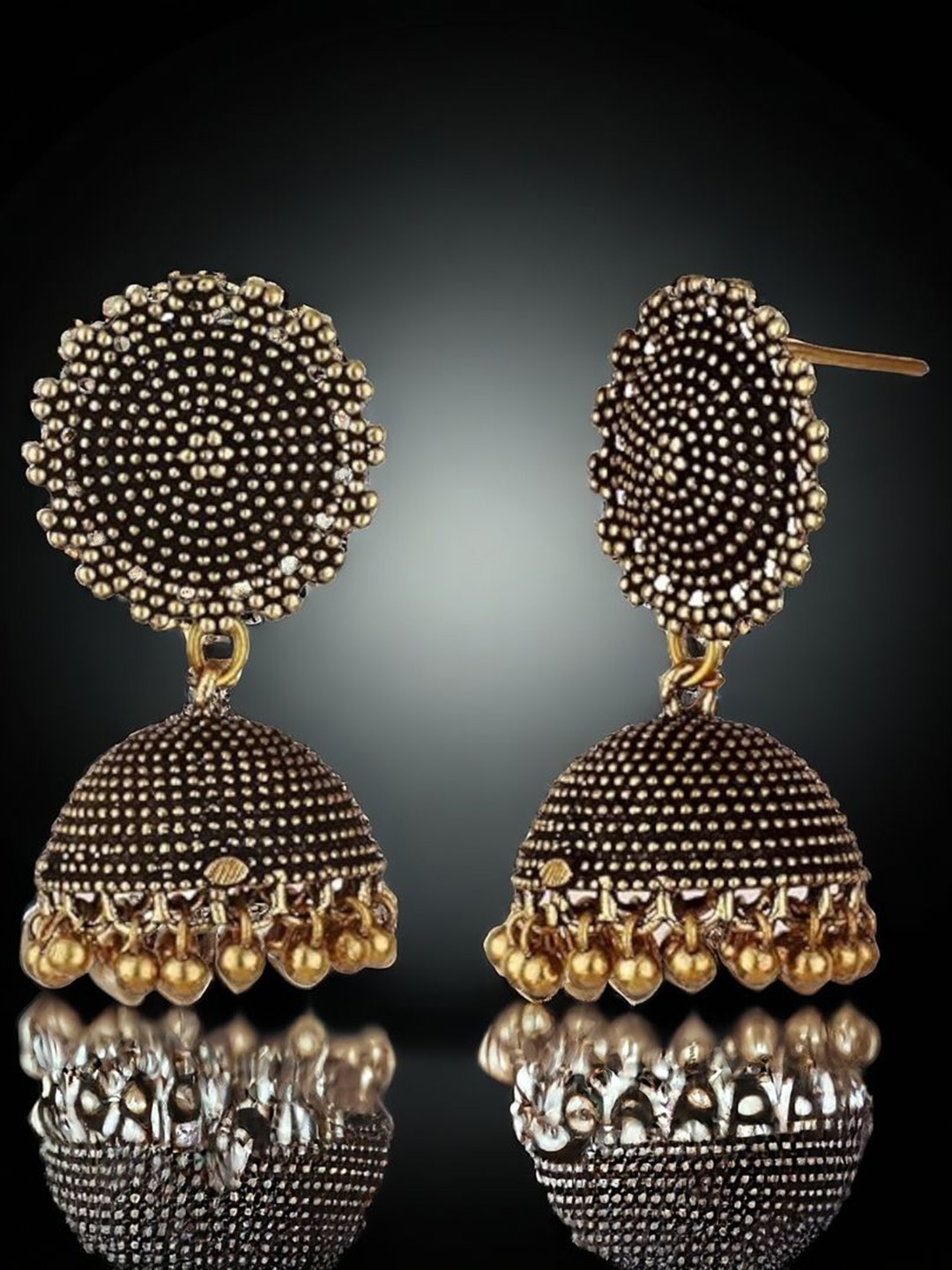 

Adc fashions Circular Drop Earrings, Gold